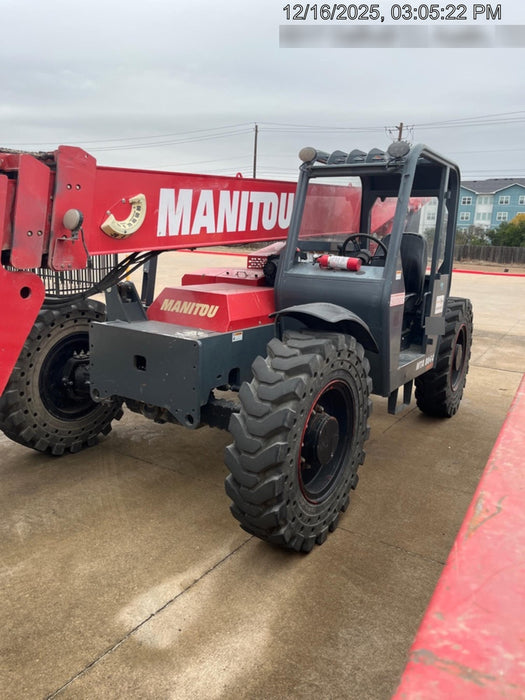 2018 Manitou MTA8044 MTA 8044 - 74 HP T4, Canopy, Worklights/Strobe, Beacon, 66" Carriage, 48" Forks, Solid Tires, Lift Hook, Aux Hydraulics