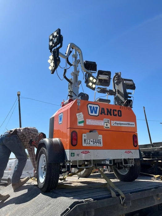 2024 Wanco WLTT-4MM4K Diesel, Deep Sea Controller, Shore Power Plug, Auto Start, (4) 350W LED Floodlights, 4kW Generator, 60 Gal Fuel Tank, 2" Ball, T3