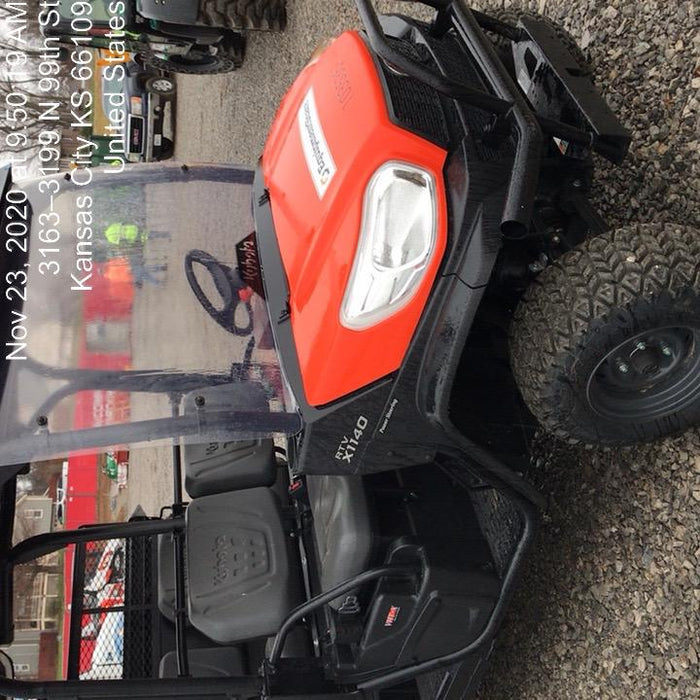 2020 Kubota RTV-X1140W-H 4WD utility cart -LED strobe -Windshield tempered glass -Plastic canopy -Wire harness kit -Backup alarm