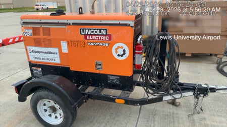 2021 Lincoln Electric Vantage 322 Vantage 322 Ready Pak 3 w/ Decals, ORANGE (includes trailer, cable rack, fender light kit) NO Telematics