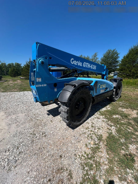 2018 Genie GTH-636 Genie GTH-636 w/Open ROPS, Work Lights, Solid Tires, RH Cab Mesh, Beacon, 48" Carriage and Forks