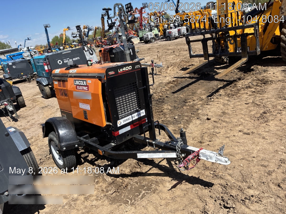 2022 Lincoln Electric LE400 Kubota V1505, Trlr, Cable Rack, Light Kit, ES Decals, T3