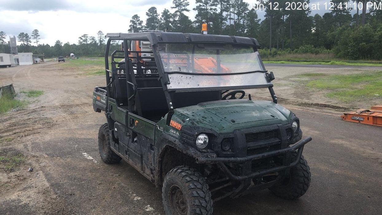 2019 Kawasaki Mule PRO-DXT Standard Options, Backup Alarm, Beacon, Plastic Hard Top, Poly Windshield, Horn Kit