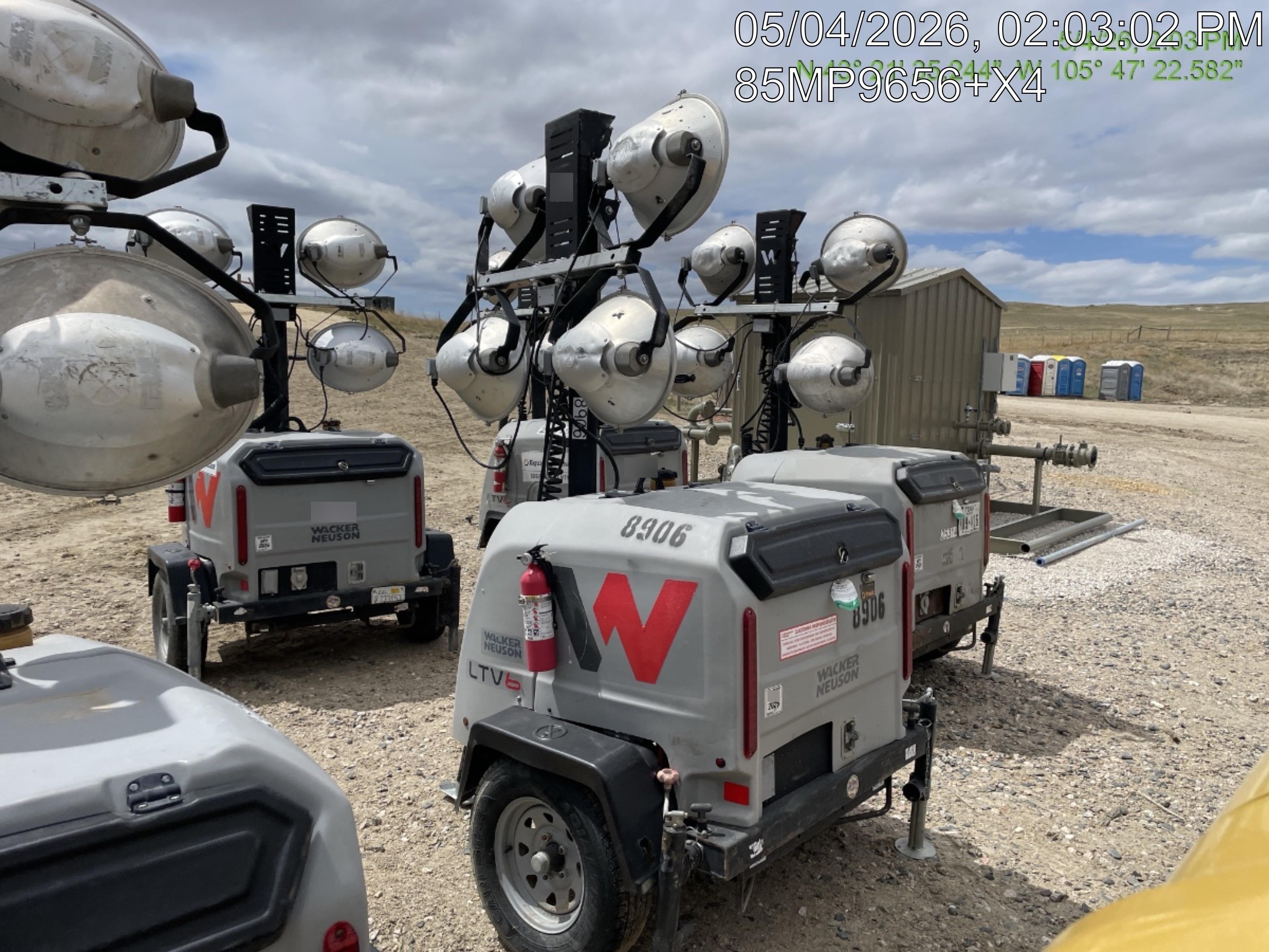 2018 Wacker Neuson LTV6L-MH Wacker Neuson LTV6L Towable Light Tower