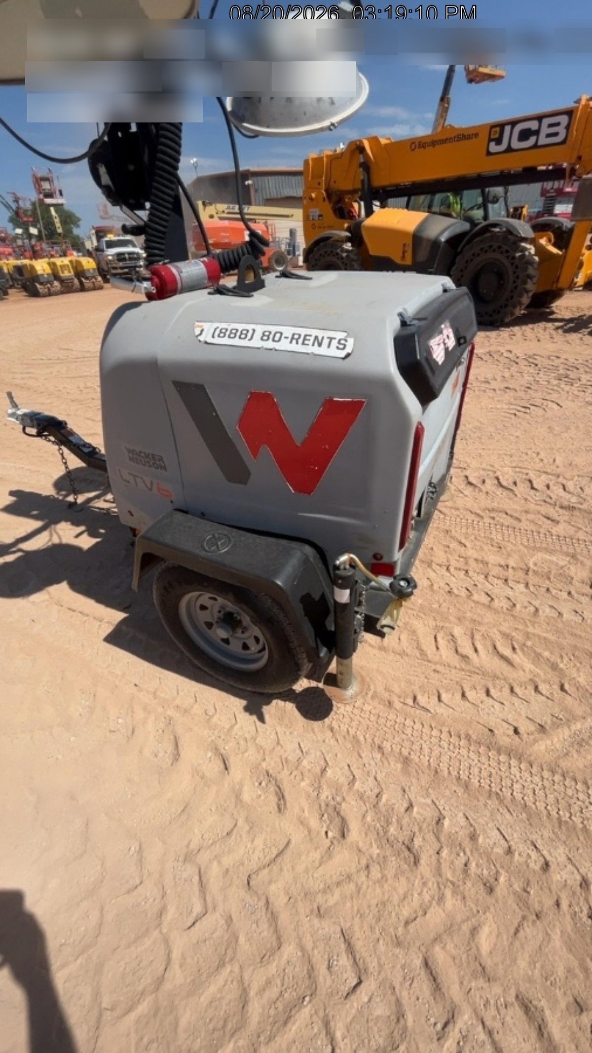 2019 Wacker Neuson LTV6L-MH Standard Options, ES Track Hardware, Fuel Level Sensor
