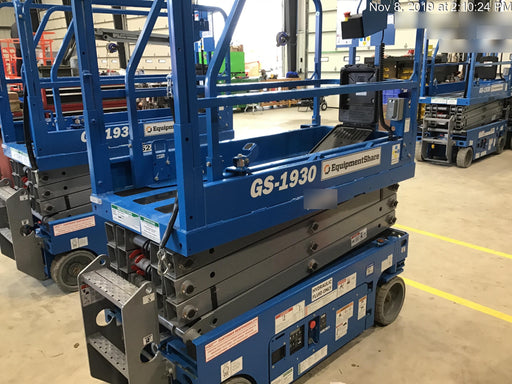 2019 Genie GS-1930 Fixed Rails with Chain Entry