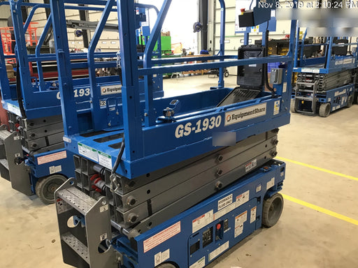 2019 Genie GS-1930 Fixed Rails with Chain Entry