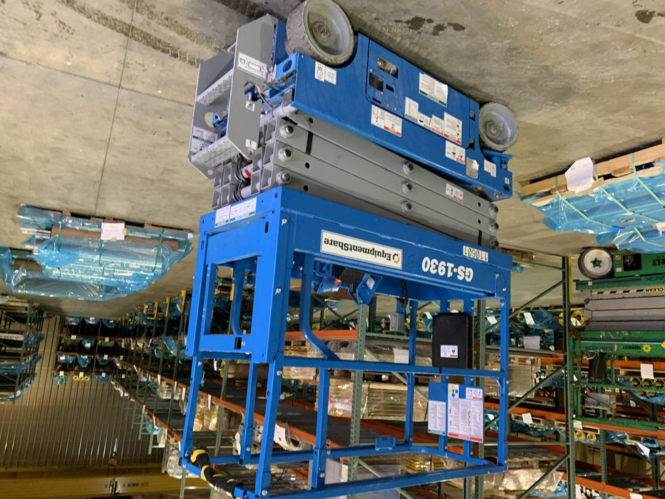 2020 Genie GS-1930 Solid Non Marking Tires, Beacon, Folding rails with half height swing gate