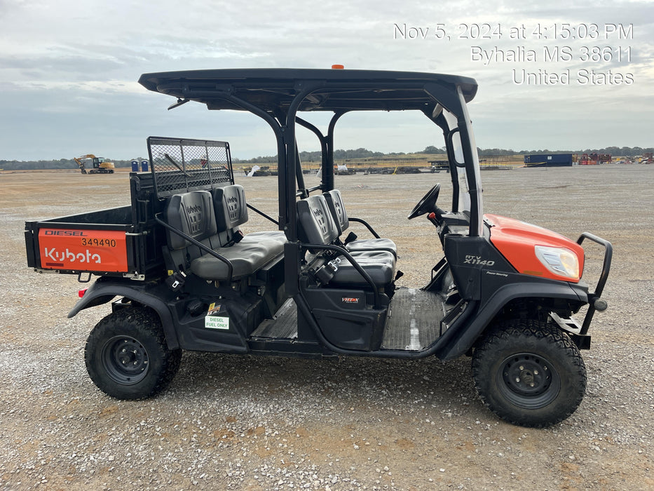 2023 Kubota RTV-X1140W-H 4WD, LED Strobe, Windshield Acrylic Clear, Plastic Canopy, Wire Harness Kit, Backup Alarm