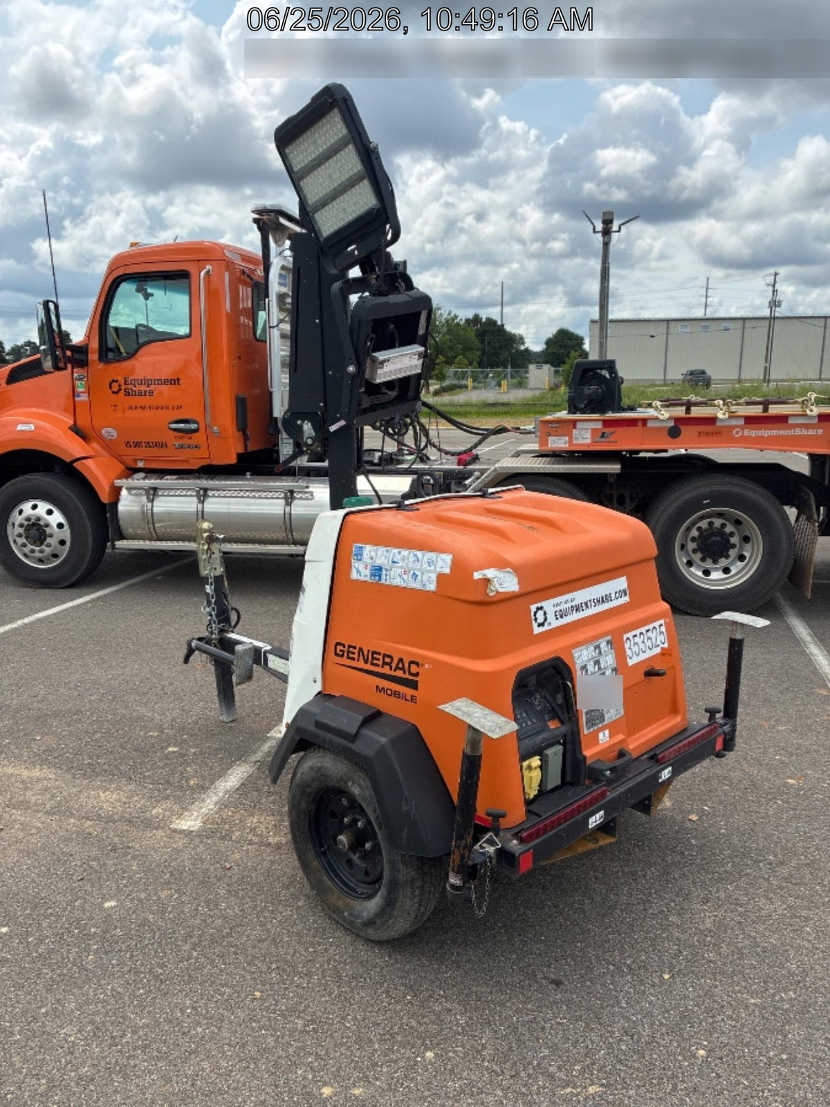 2023 Generac MLT2 Diesel, Flex Switch 120V Input, Powerzone Controller, (4) 320W LED Lights, 4kW Generator, 39.9 Gal Fuel Tank, 2" Ball, T3