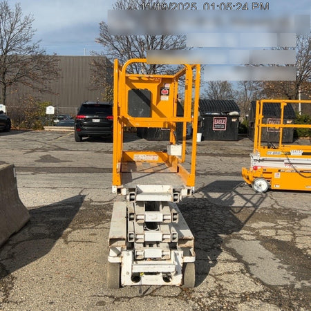 Custom Equipment HB-1430 Hy-Brid Scissor Lift
Platform capacity up to 670 lbs
Working height up to 20 ft
Weighs under 1,700 lbs
Non-marking wheels