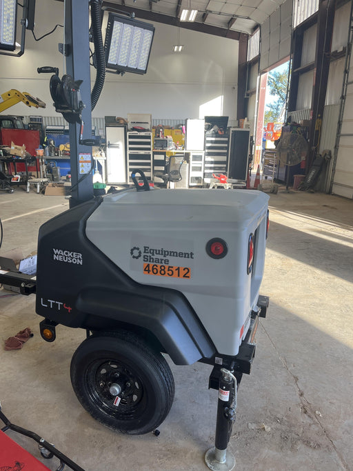 2024 Wacker Neuson LTT4 Diesel, Kohler KDW702, Deep Sea Controller, Auto Start, LED 320W, Bypass Outlet, T3