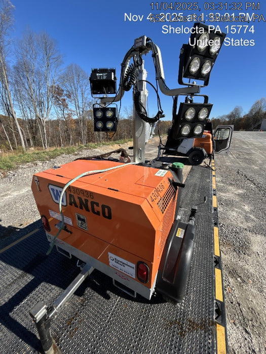 2024 Wanco WLTT-4MM4K Diesel, Deep Sea Controller, Shore Power Plug, Auto Start, (4) 350W LED Floodlights, 4kW Generator, 60 Gal Fuel Tank, 2" Ball, T3