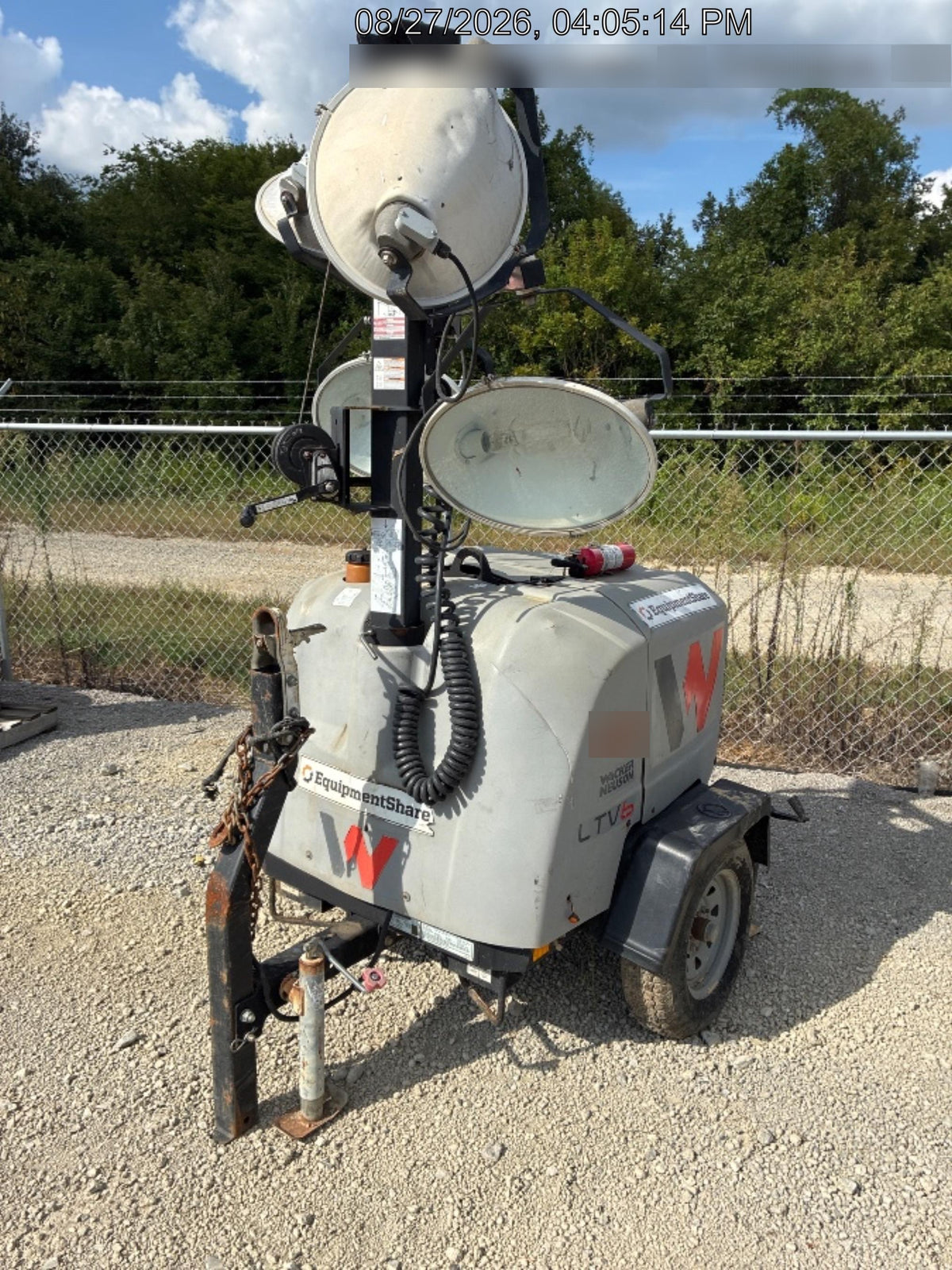 2019 Wacker Neuson LTV6L-MH Standard Options, ES Track Hardware, Fuel Level Sensor