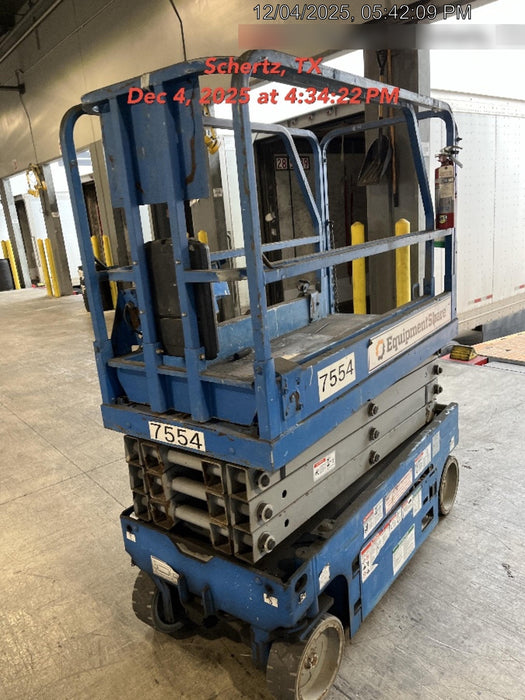 2017 Genie GS-1930 Genie GS-1930 Lift w/Fixed Rail and Chain Entry