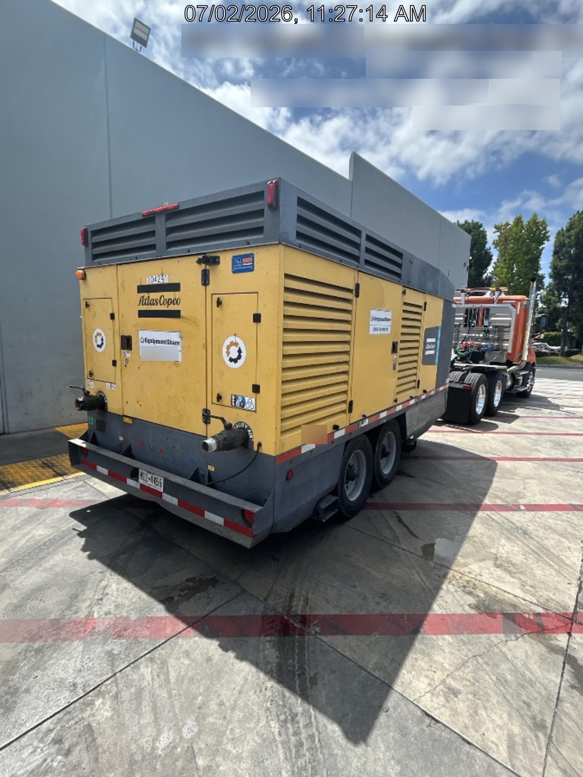 2020 ATLAS COPCO XAS 1800