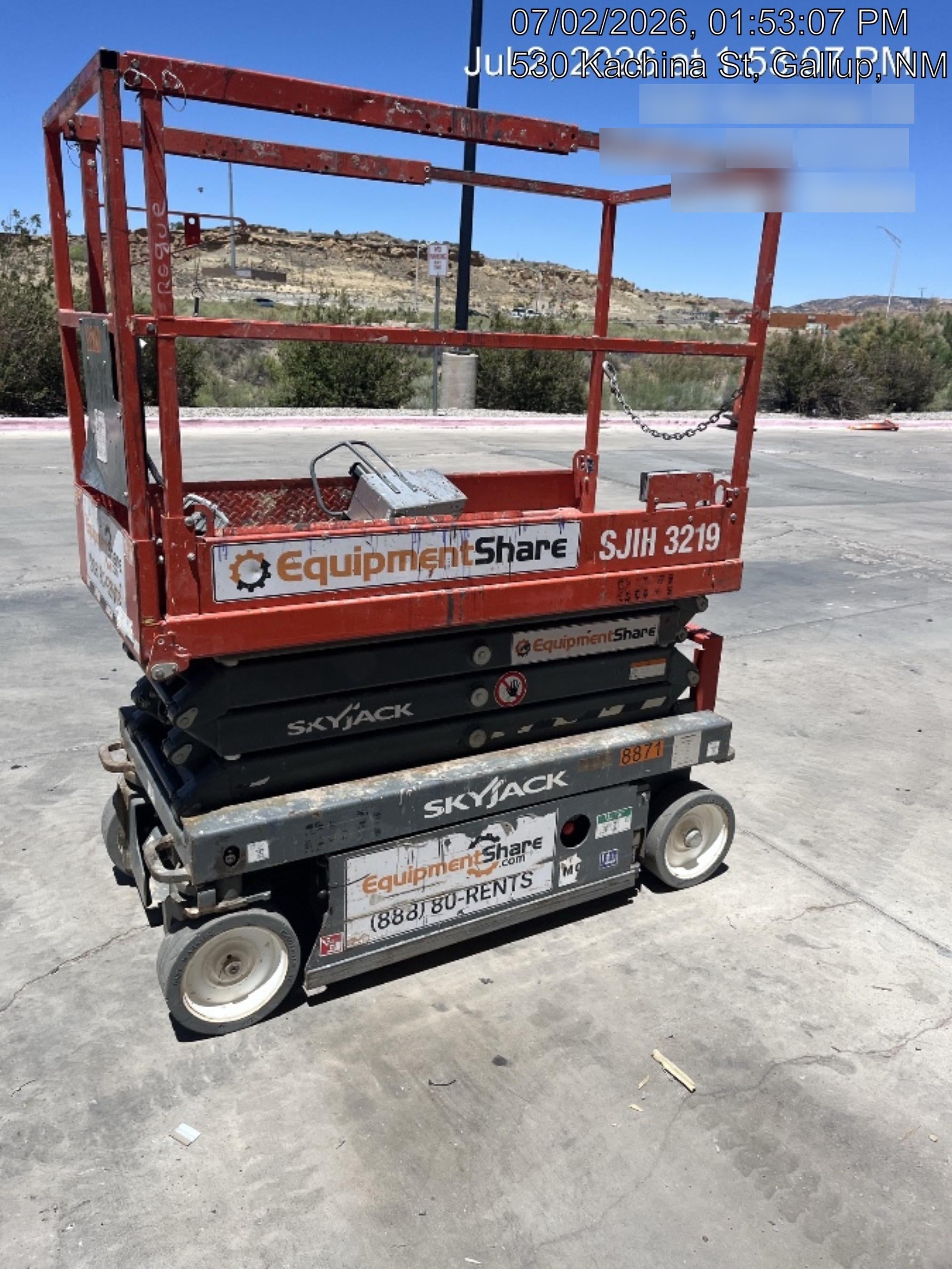 2018 Skyjack SJIII-3219 Skyjack SJIII3219 Scissor Lift