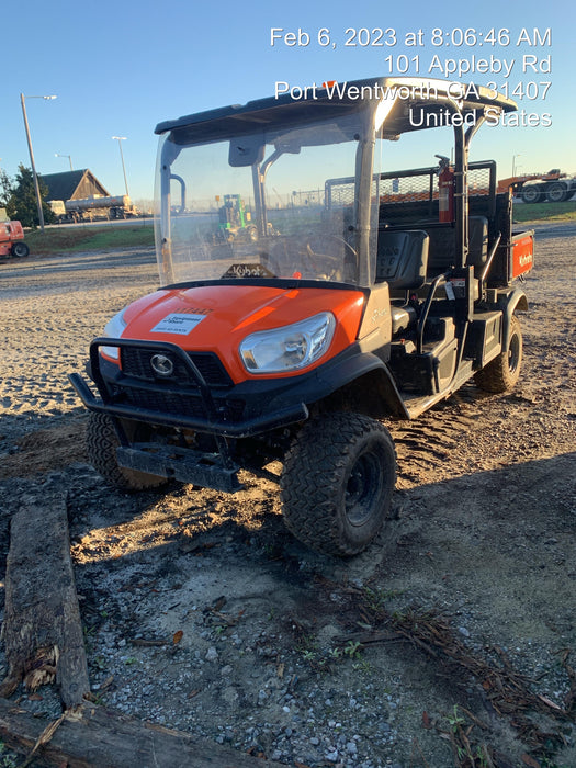 2020 Kubota RTV-X1140W-H 4wd Utility Cart, 4 Seat, Diesel, LED Strobe, Windshield Tempered Glass, Plastic Canopy, Wire Harness Kit, Backup Alarm