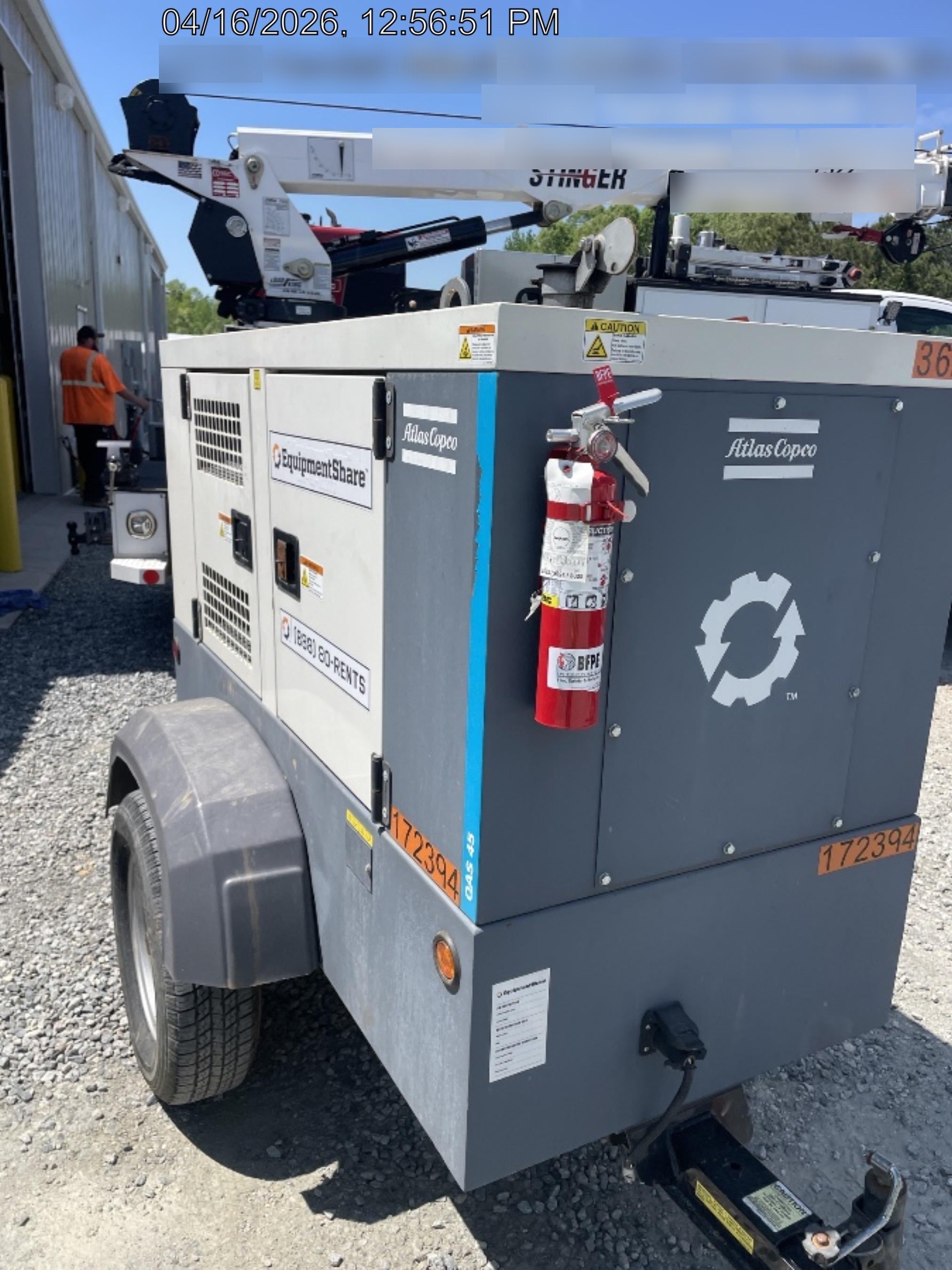 2021 ATLAS COPCO QAS45 CWK