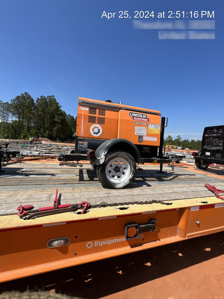 2021 Lincoln Electric Vantage 322 Vantage 322 Ready Pak 3 w/ Decals, ORANGE (includes trailer, cable rack, fender light kit) NO Telematics