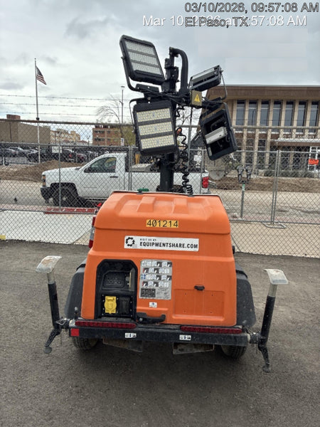 2024 Generac MLT2 Diesel, Flex Switch 120V Input, Powerzone Controller, 
(4) 320W LED Lights, 4kW Generator, 39.9 Gal Fuel Tank, 2" Ball, T3