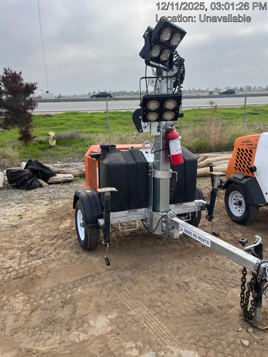 2024 Wanco WLTT-4MM4K Diesel, Deep Sea Controller, Shore Power Plug, Auto Start, (4) 350W LED Floodlights, 4kW Generator, 60 Gal Fuel Tank, 2" Ball, T3