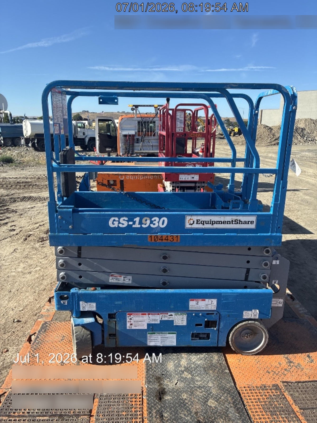 2020 Genie GS-1930 Standard Machine, 800W Inverter