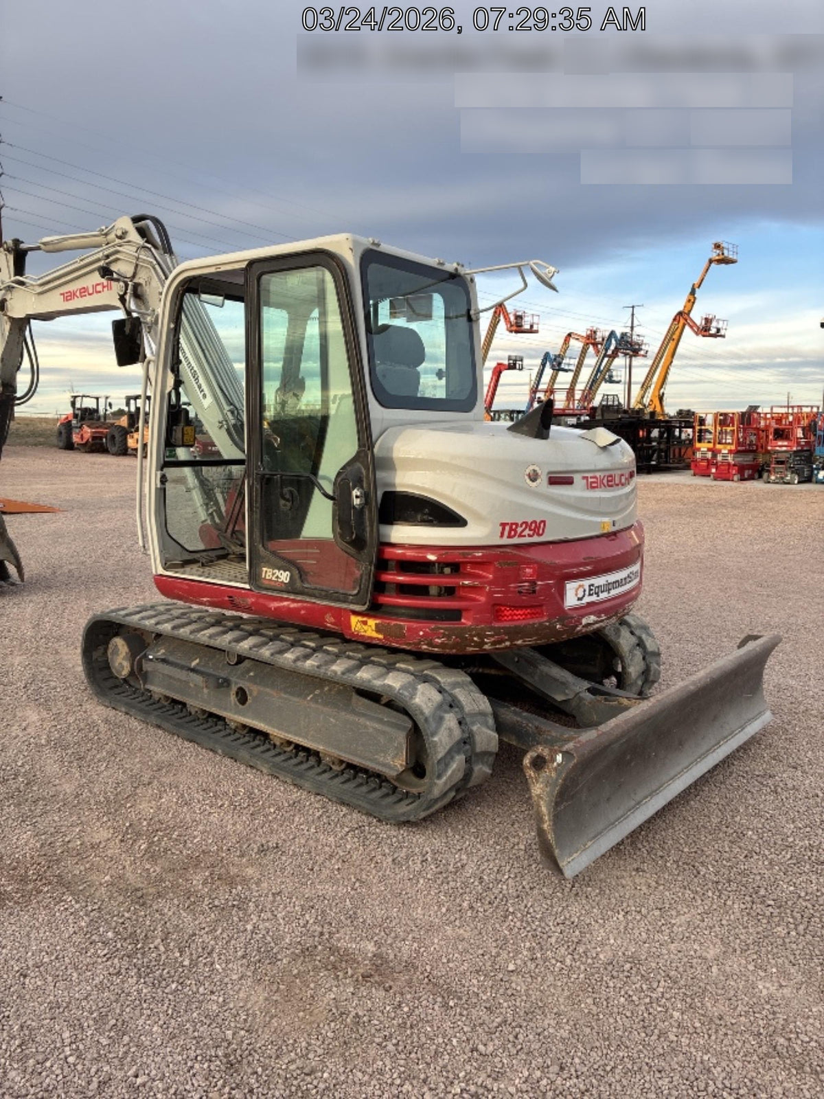 2020 Takeuchi TB290C Cab/Heat/Air, Rubber Tracks, Manual TAG QC