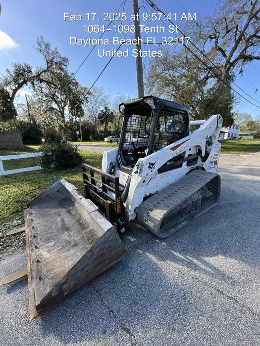 2022 Bobcat T770 92hp Doosan Diesel, Canopy, Rubber Tracks, Manual QC