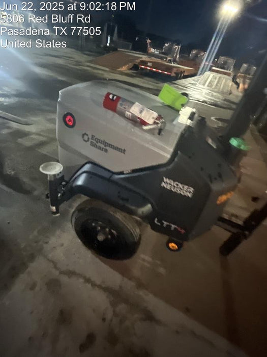 2024 Wacker Neuson LTT4 Diesel, Kohler KDW702, Deep Sea Controller, Auto Start, LED 320W, Bypass Outlet, T3