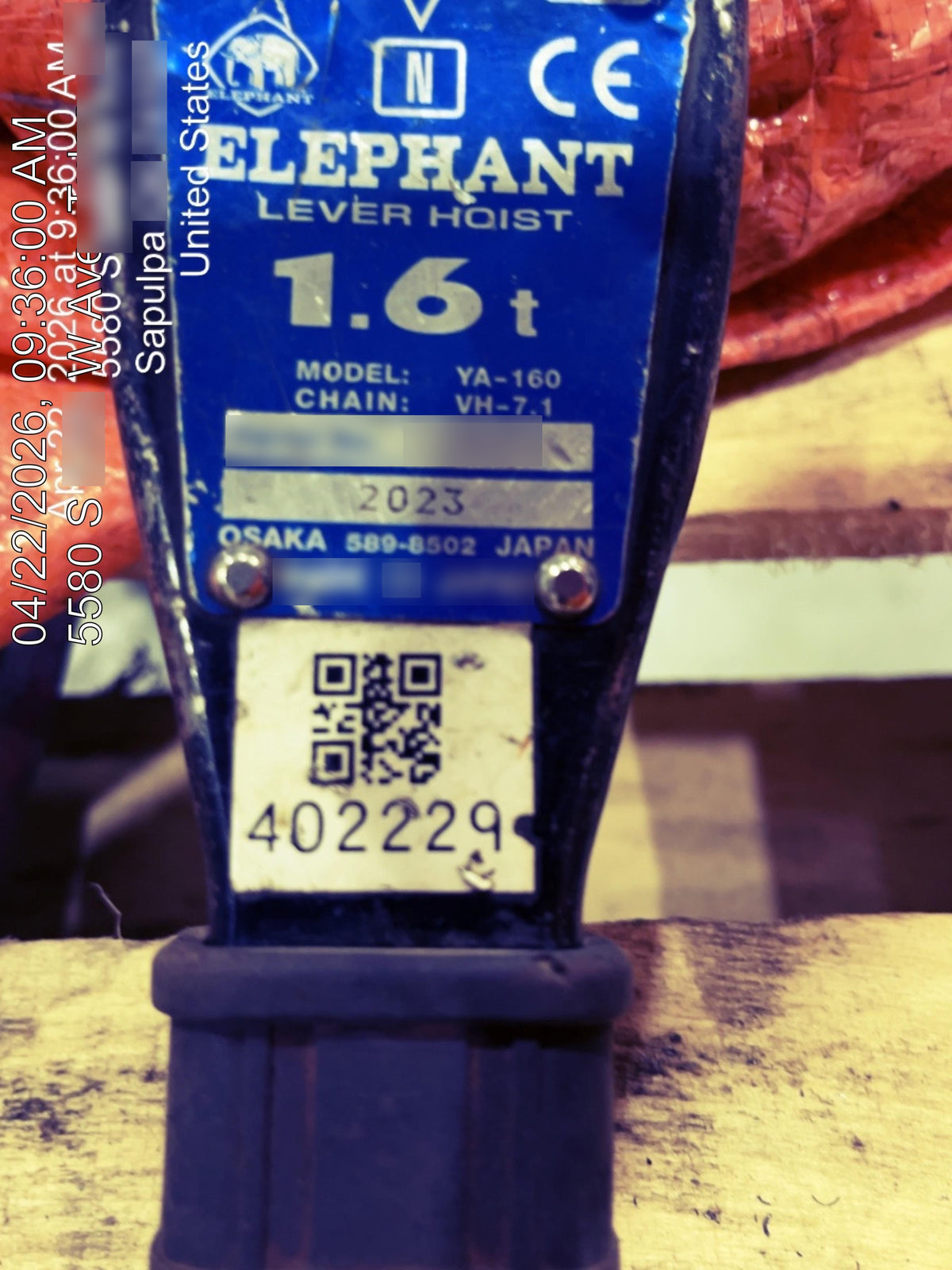 2024 ELEPHANT YA-160-20