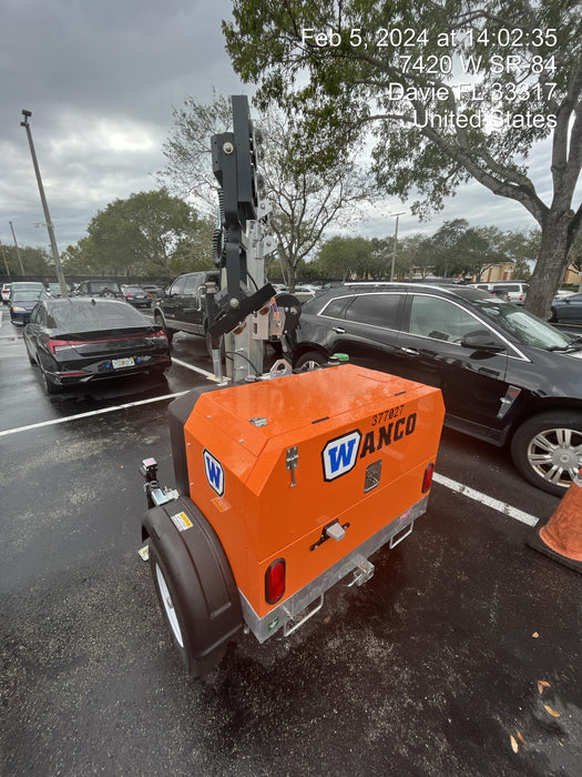 2023 Wanco WLTT-4MM4K Diesel, Deep Sea Controller, Shore Power Plug, Auto Start, (4) 350W LED Floodlights, 4kW Generator, 60 Gal Fuel Tank, 2" Ball, T3