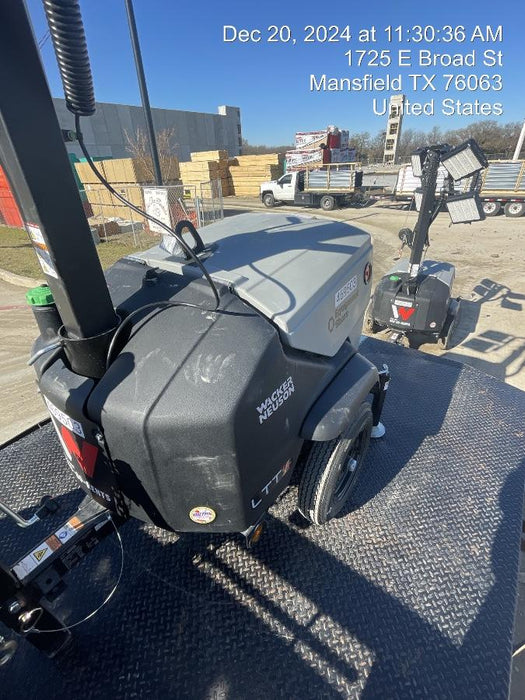 2024 Wacker Neuson LTT4 Diesel, Kohler KDW702, Deep Sea Controller, Auto Start, LED 320W, Bypass Outlet, T3