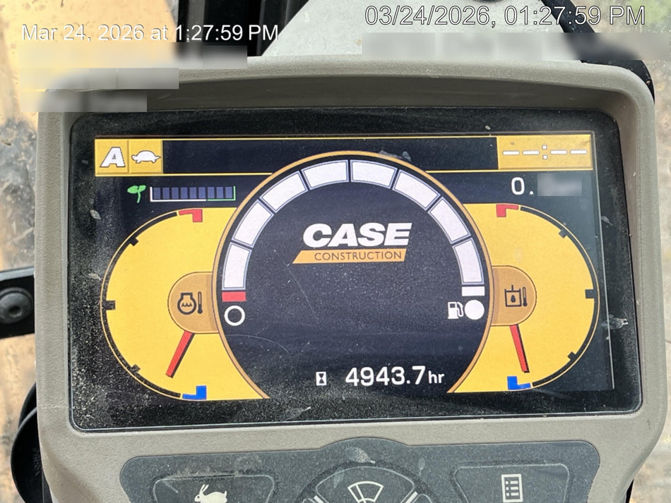 2015 Case CX80C CLOSED CAB, A/C, RUBBER TRACKS PADS, 7'-2" ARM