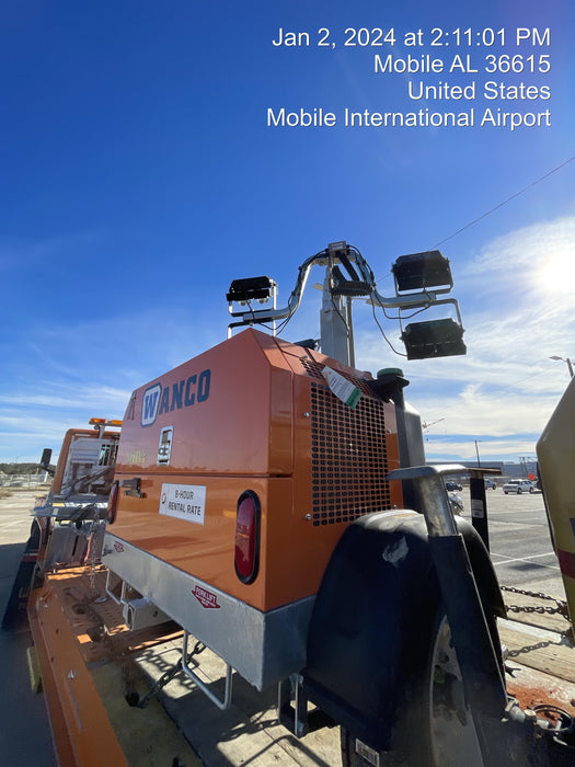 2023 Wanco WLTT-4MM4K Diesel, Deep Sea Controller, Shore Power Plug, Auto Start, (4) 350W LED Floodlights, 4kW Generator, 60 Gal Fuel Tank, 2" Ball, T3