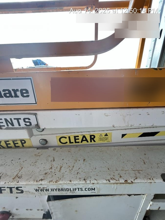 Custom Equipment HB-1430 Hy-Brid Scissor Lift
Platform capacity up to 670 lbs
Working height up to 20 ft
Weighs under 1,700 lbs
Non-marking wheels