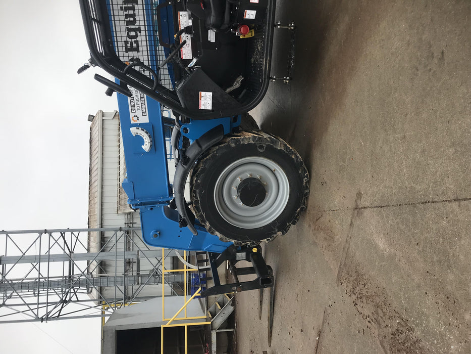 2019 Genie GTH-844 Canopy, Solid RT Tires, LED Work Lights, Beacon 60" QA Carriage, 48" Forks