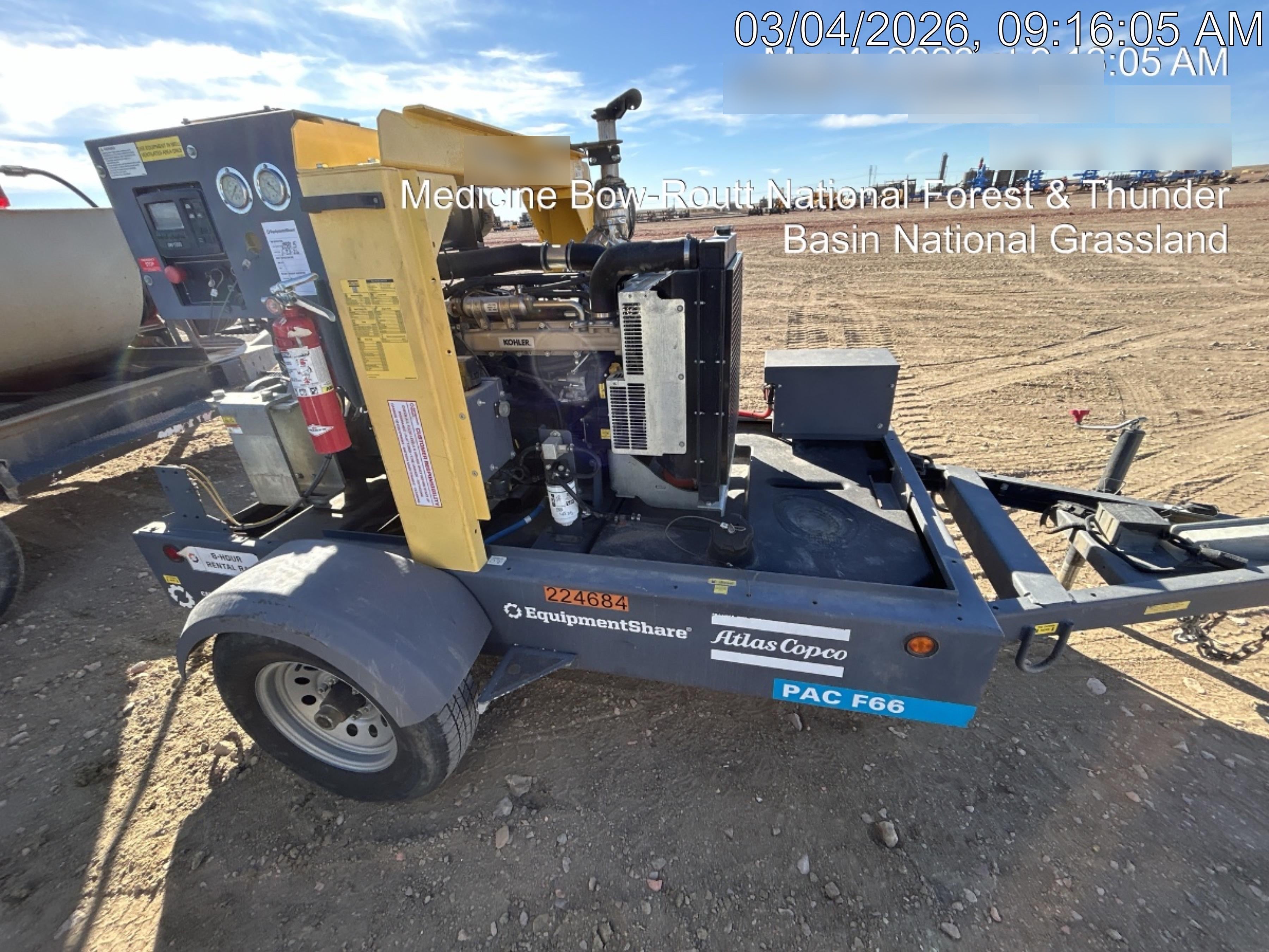 2022 ATLAS COPCO PAC F66 KD