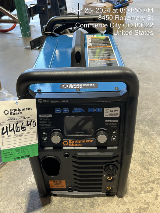 2024 MILLER ELECTRIC Multimatic 220