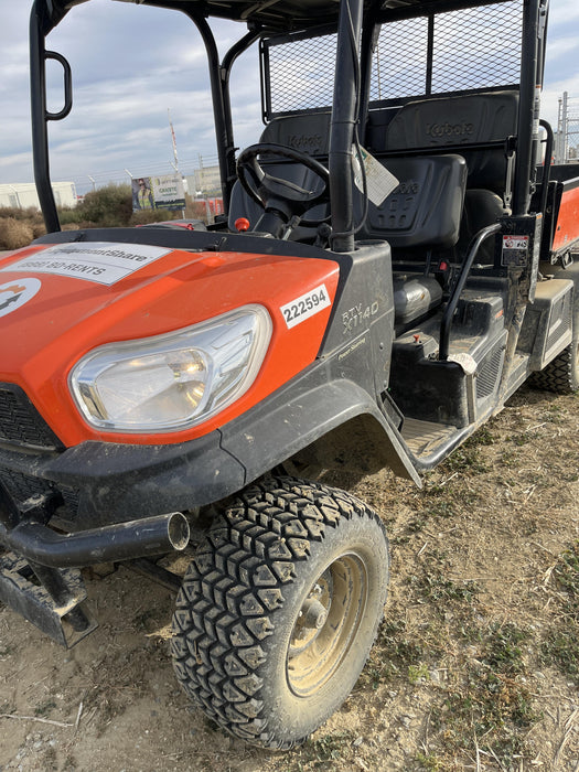 2022 Kubota RTV-X1140W-H Plastic Canopy, Windshield Acrylic Clear, LED Strobe Light, Wire Harness Kit, Back up Alarm
