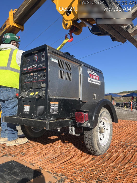 2024 Lincoln Electric LE400 Kubota V1505, Trlr, Cable Rack, Light Kit, ES Decals, T3