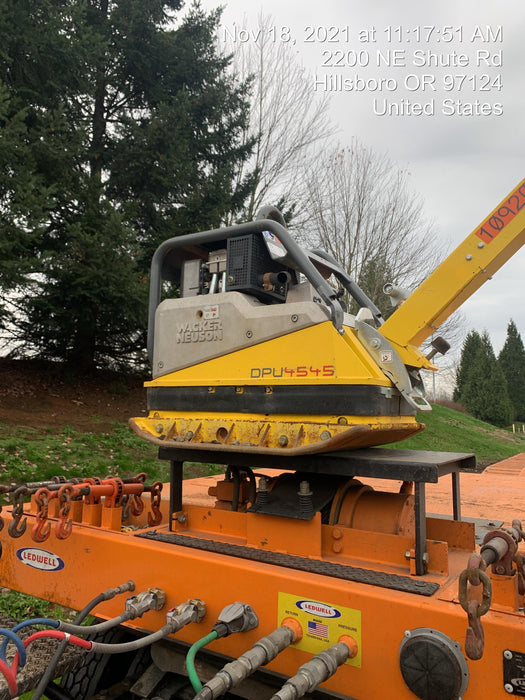 2020 Wacker Neuson DPU4545HEH Reversible Plate Compactor, Diesel