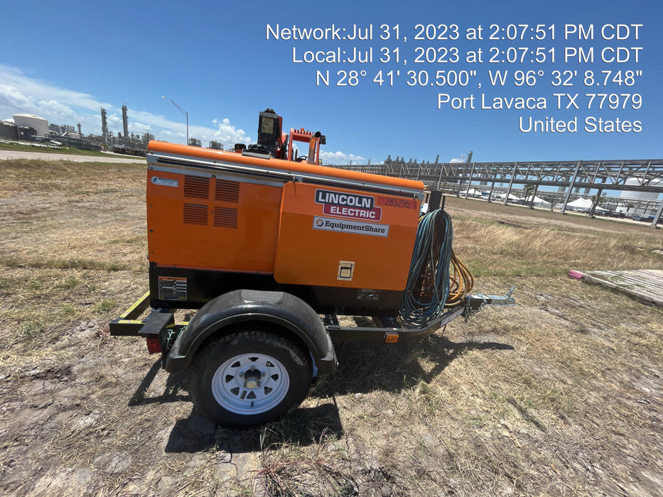 2022 Lincoln Electric LE400 Kubota V1505, Trlr, Cable Rack, Light Kit, ES Decals, T3