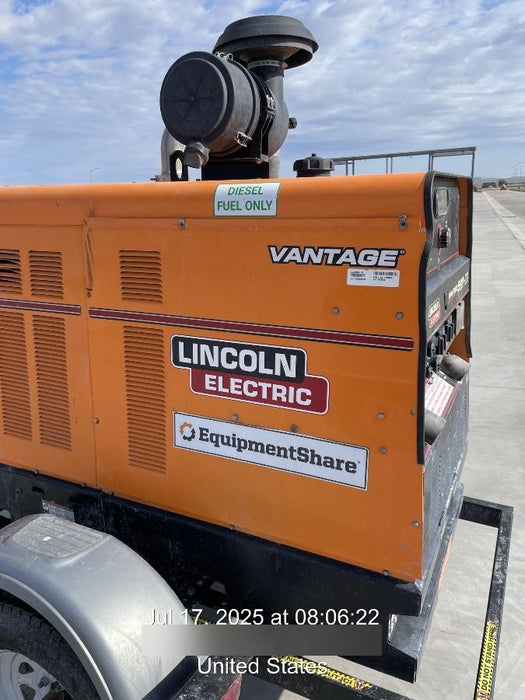 2022 Lincoln Electric Vantage 549X Crosslink Technology, Trailer Mounted, ES Decals, T3