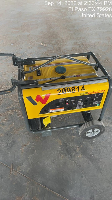 2022 WACKER NEUSON GP6600A