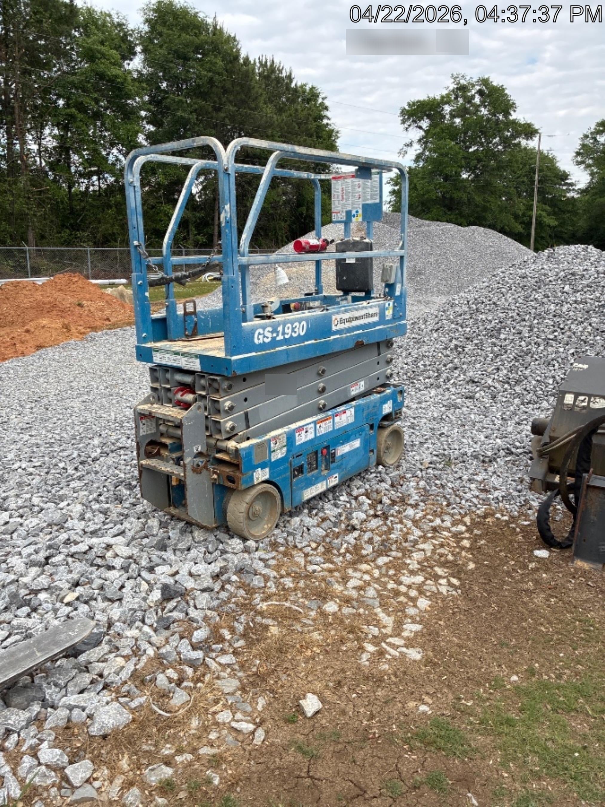2019 Genie GS-1930 Fixed rails with chain Entry