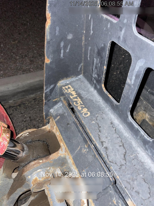 2021 FEMA 60" Skid Steer Forks FEMA