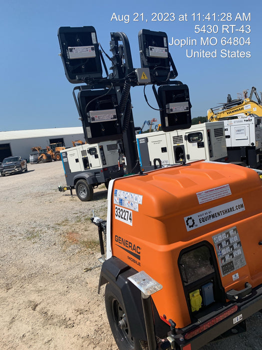 2023 Generac MLT2 Diesel, Flex Switch 120V Input, Powerzone Controller, (4) 320W LED Lights, 4kW Generator, 39.9 Gal Fuel Tank, 2" Ball, T3