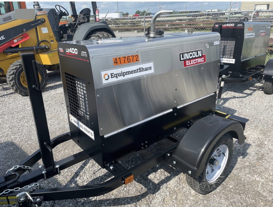 2024 Lincoln Electric LE400 Kubota V1505, Trlr, Cable Rack, Light Kit, ES Decals, T3