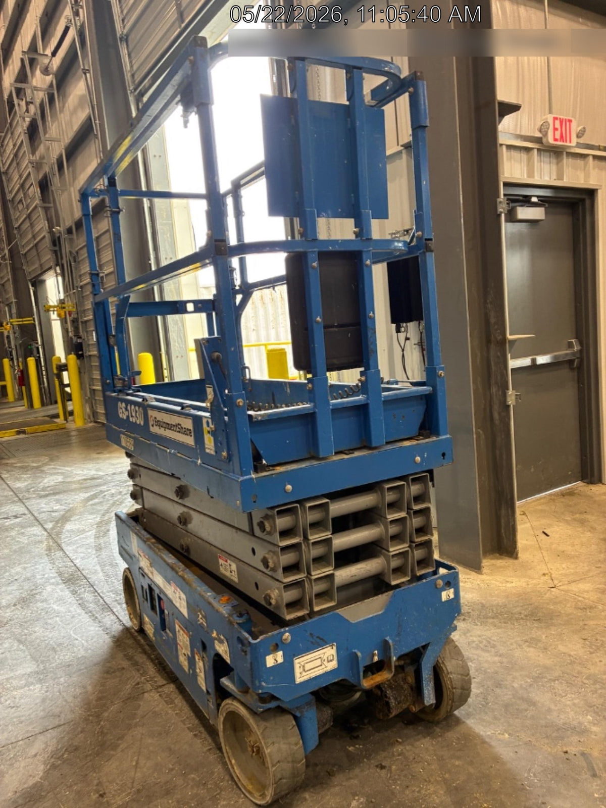 2020 Genie GS-1930 Solid Non Marking Tires, Beacon, Folding rails with half height swing gate